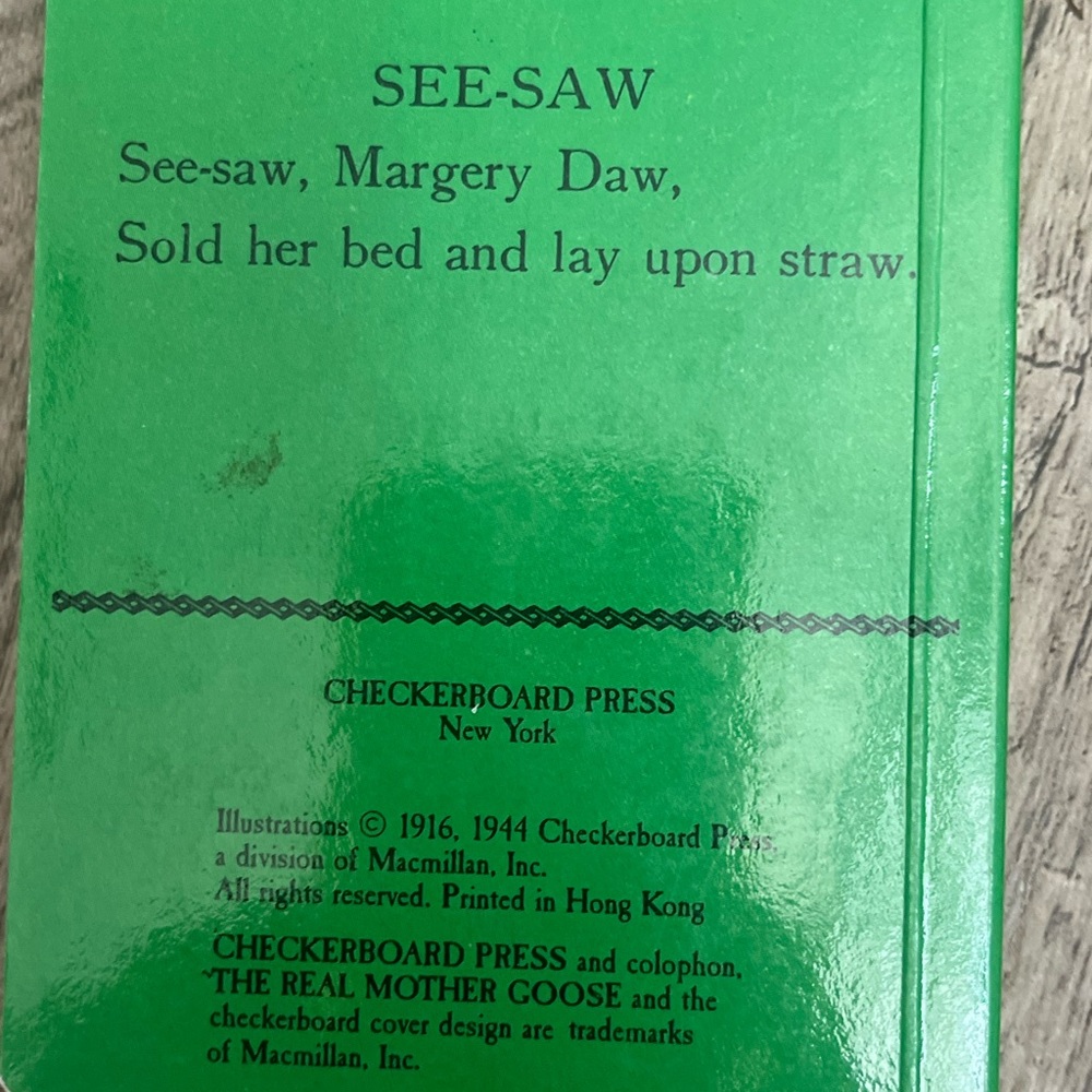 Vintage The Real Mother Goose Fairy Rhymes Book Set - Picture 8 of 16